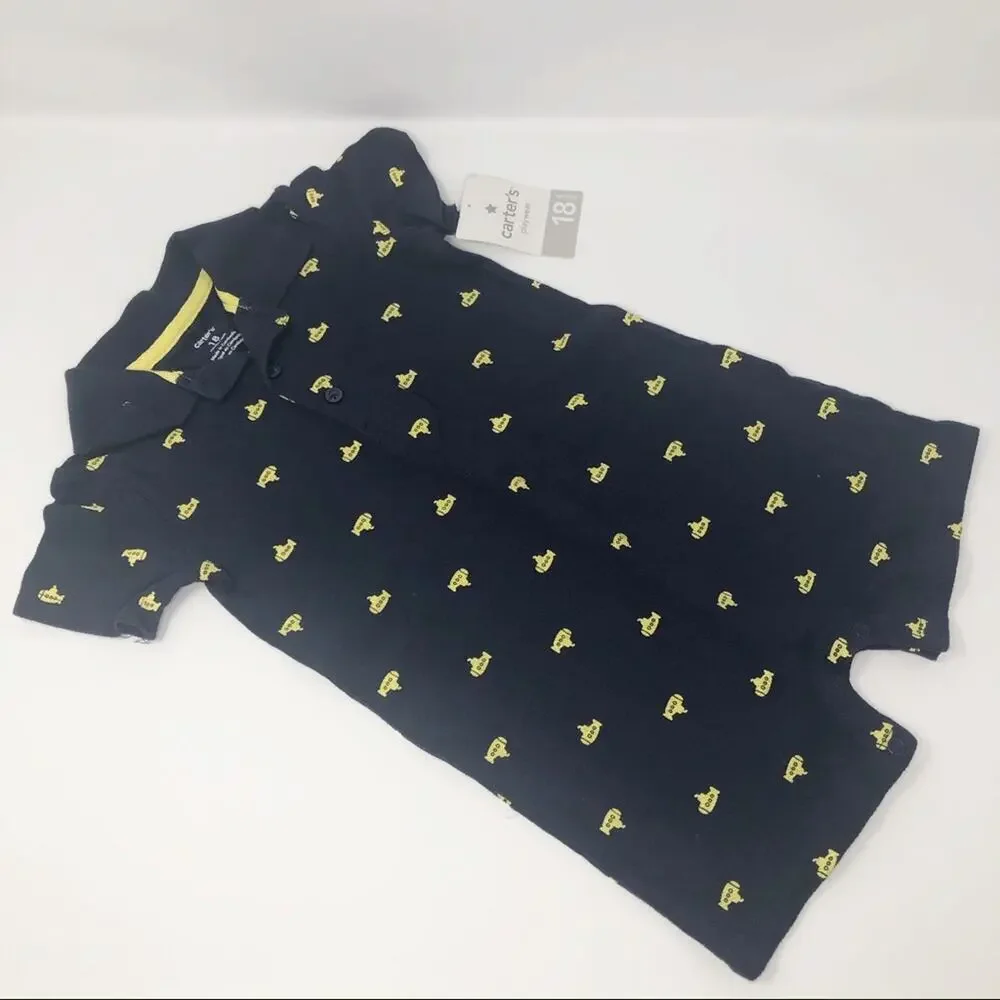 NWT Carter’s Boys 100% Cotton Romper 18 Months